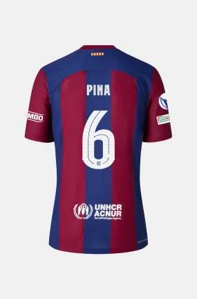 FC Barcelona Home Shirt 23/24 for Junior Players by UWCL - PINA