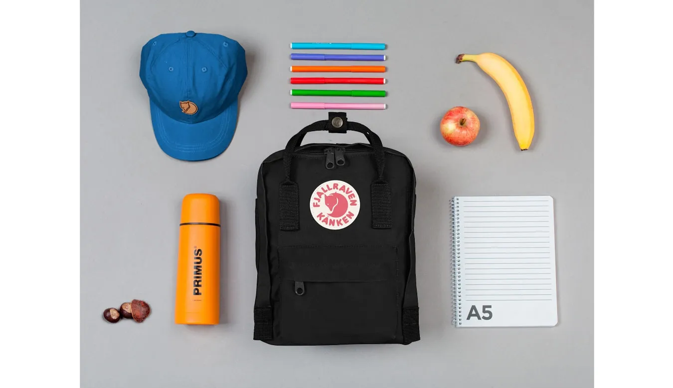 Fjällräven Kånken Mini Kids Black