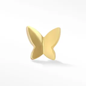 14k Yellow Mama Butterfly Earring