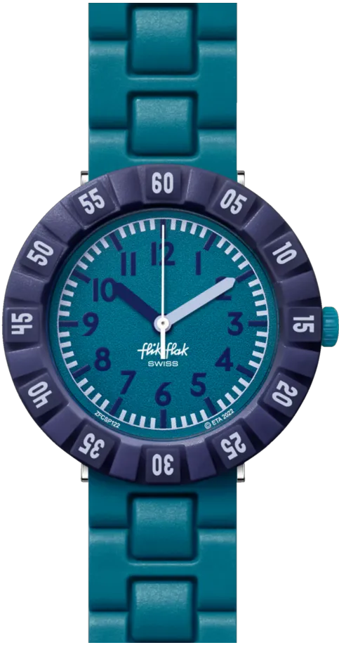 Flik Flak Teal Level Kids Watch