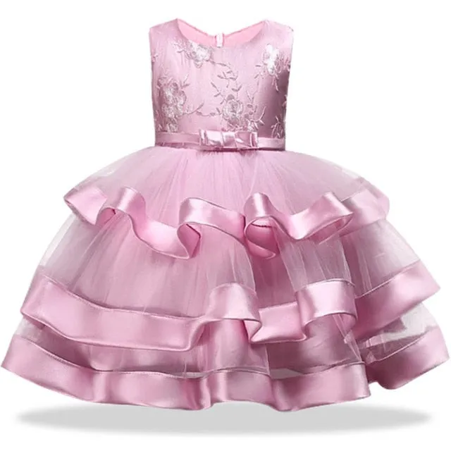 Flower Cake Tutu Girls Clothing 2-10 Years