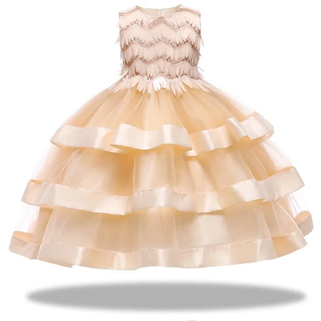 Flower Cake Tutu Girls Clothing 2-10 Years