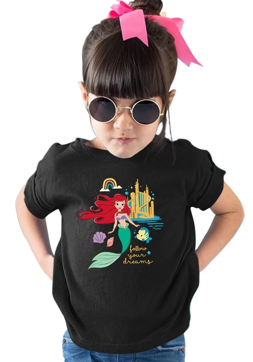 Follow Dreams Ariel Kids T-Shirt