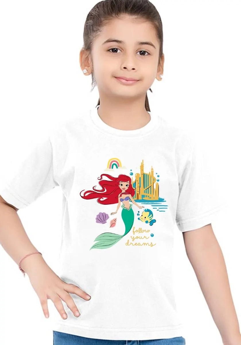 Follow Dreams Ariel Kids T-Shirt