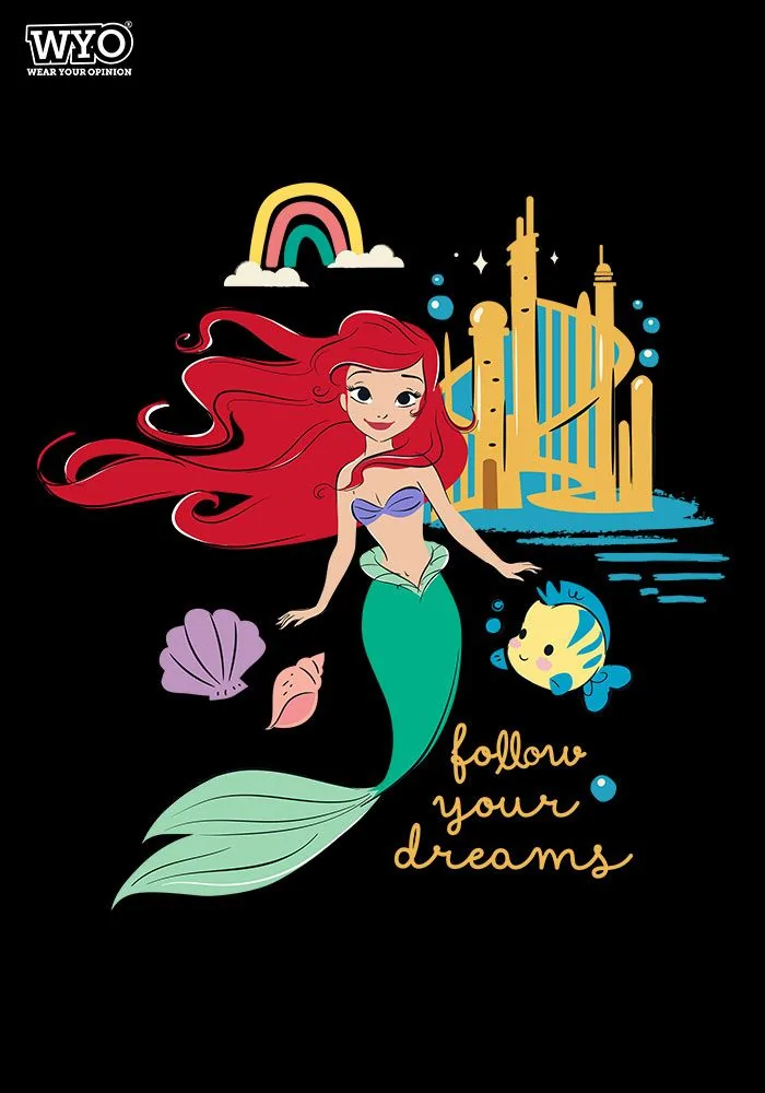 Follow Dreams Ariel Kids T-Shirt