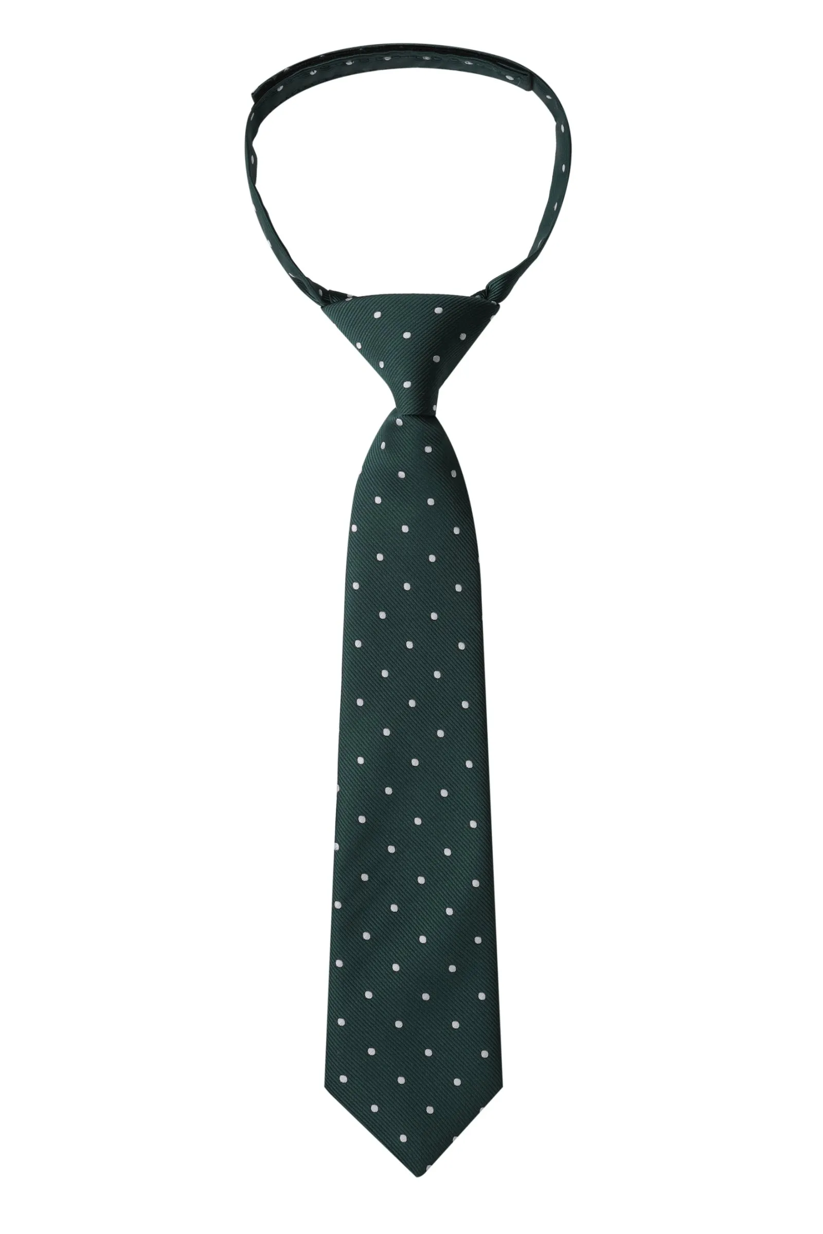 Green Polka Dot Kids Tie