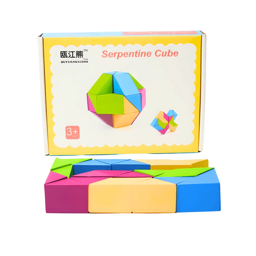 Kids and Adults Serpentine Cube Challenge