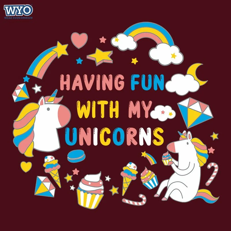 Fun Unicorns Kids T-Shirt