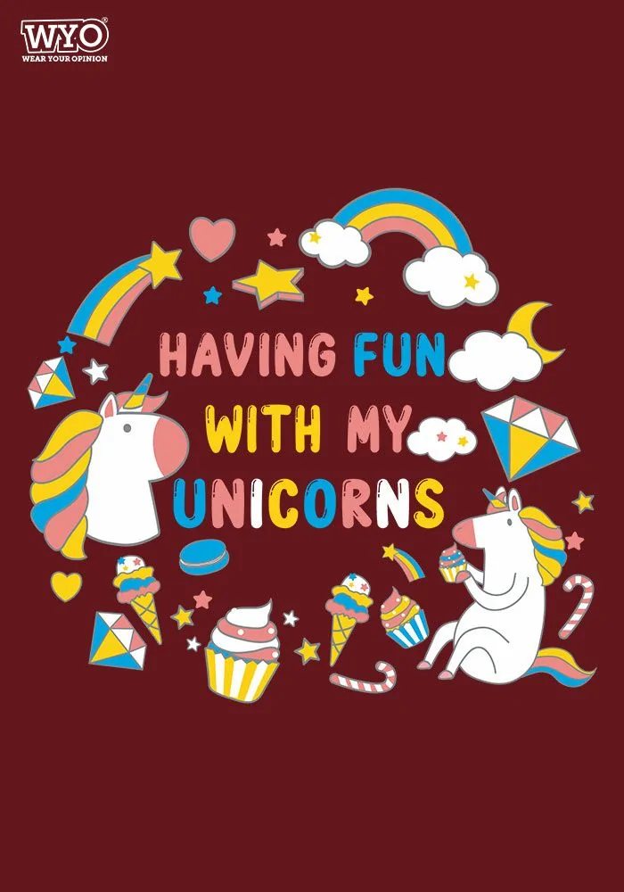 Fun Unicorns Kids T-Shirt