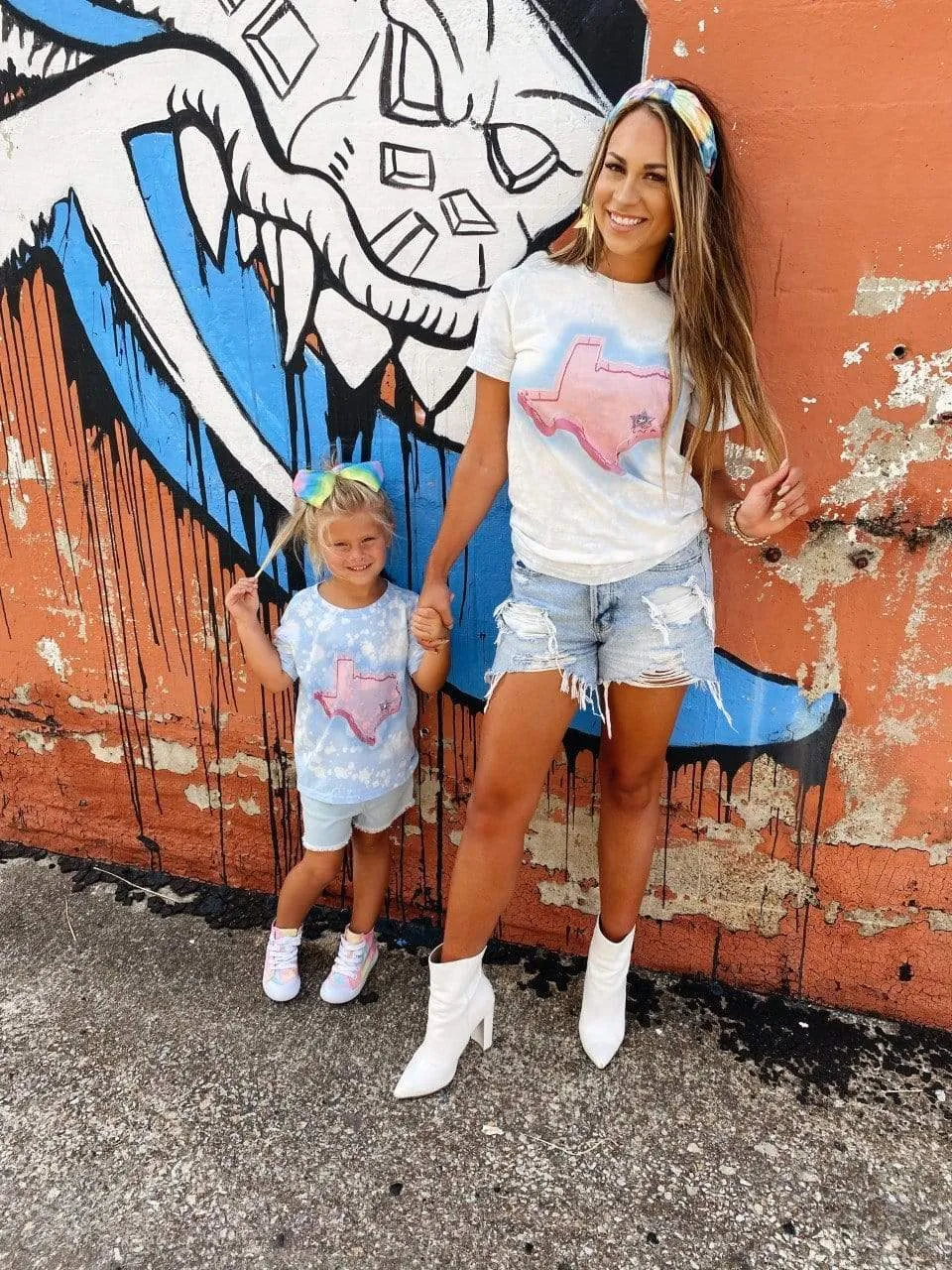 GINA KIDS Pink Texas Tee