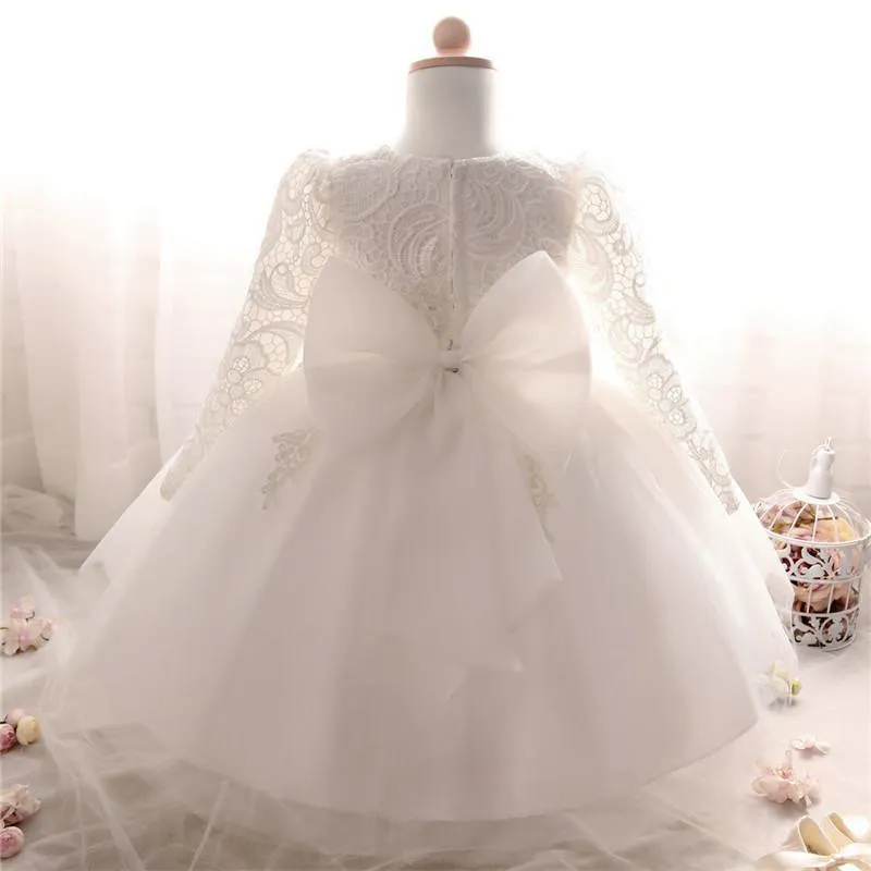 Girls Dresses, Baptism, Wedding Dresses For Kids 0-2 Yrs