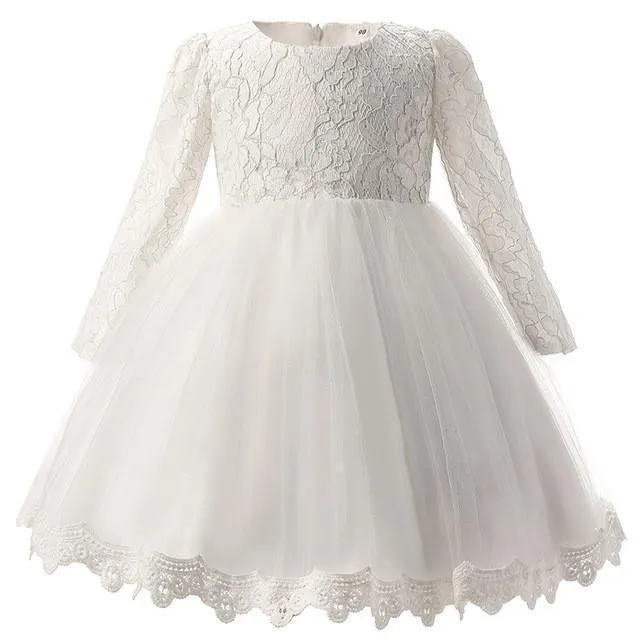 Girls Dresses, Christening, Wedding, Party Dress for Kids 0-2 Yrs