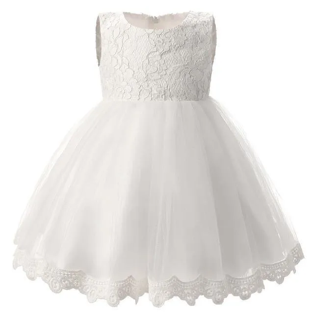 Girls Dresses, Christening, Wedding, Party Dress for Kids 0-2 Yrs