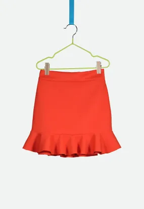 Ruffled Soft Fabric Skirt