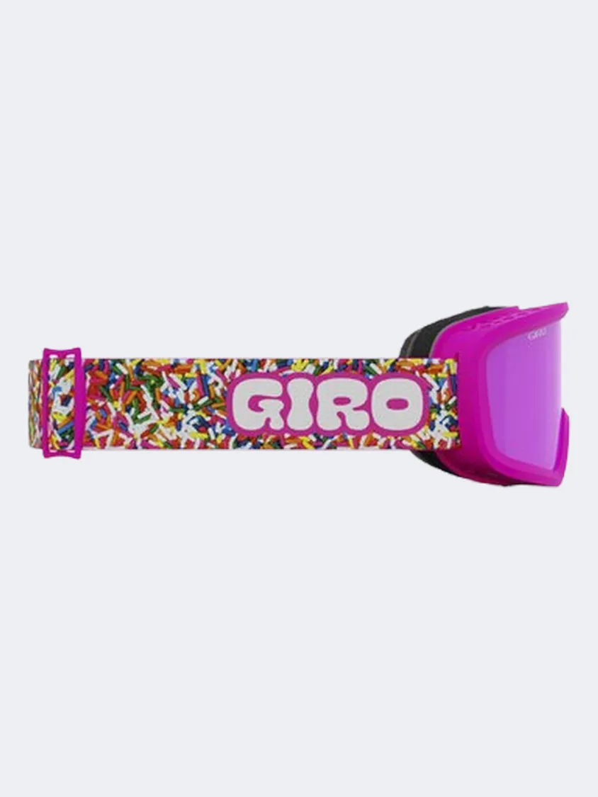 Giro Chico 2 Kids Skiing Goggles Pink Sprinkles/Amber