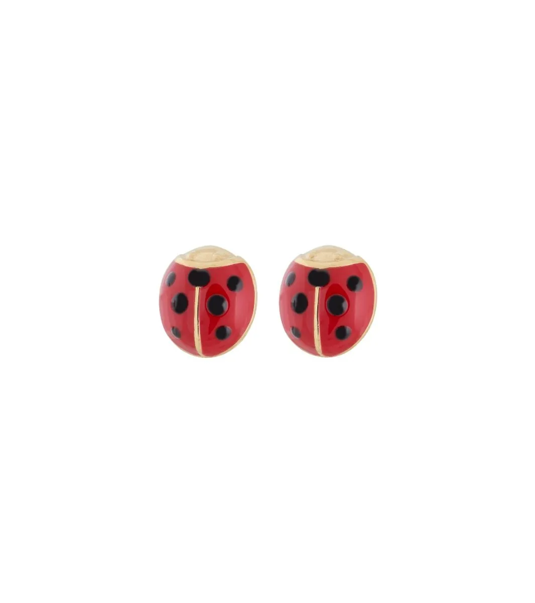 Kids Gold Ladybug Stud Earrings by Edblad