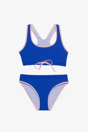 GOTTEX KIDS OCEAN SPORTY ROUND NECK BIKINI TOP AND BIKINI BOTTOM