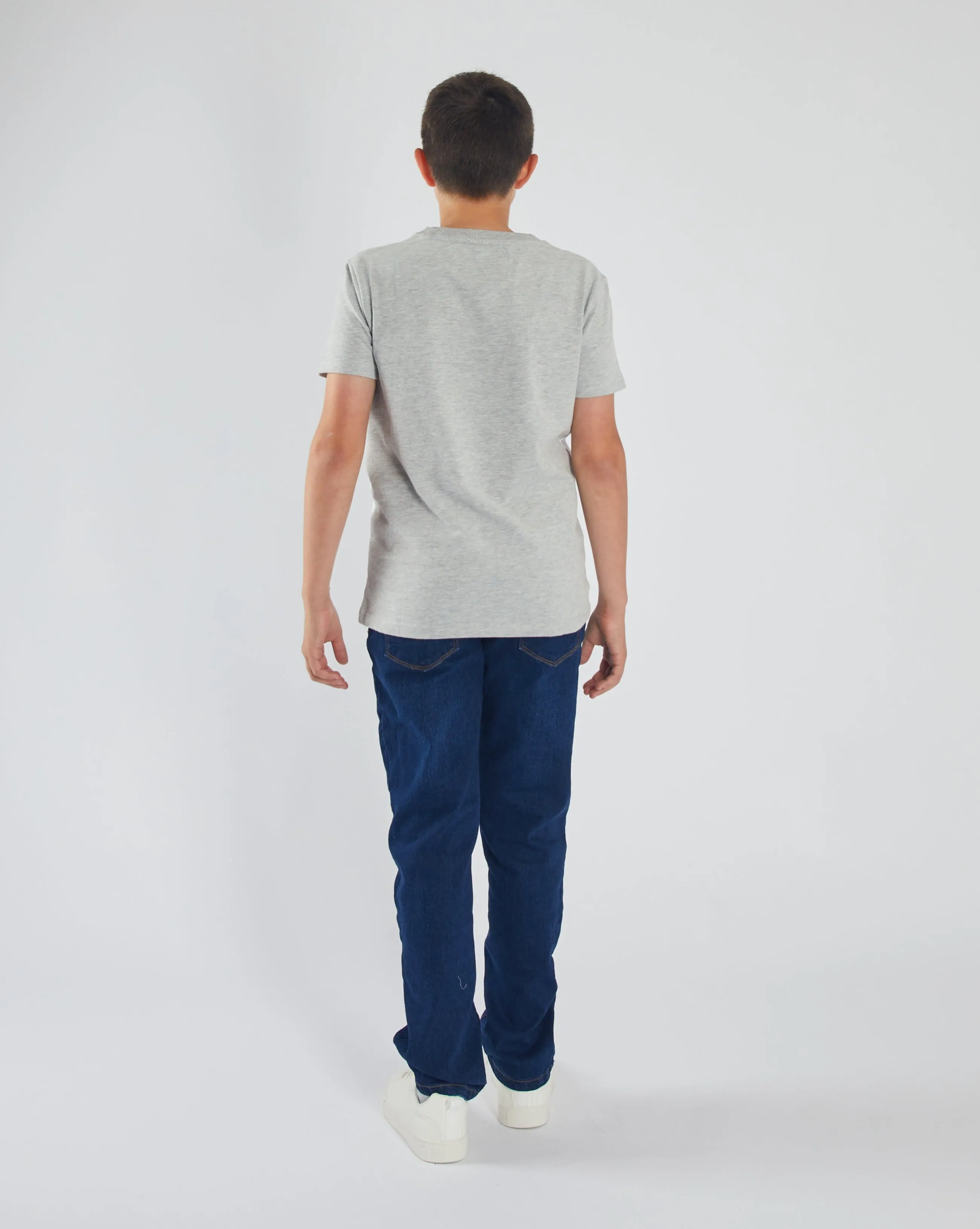 Grey Melange Hal Tee