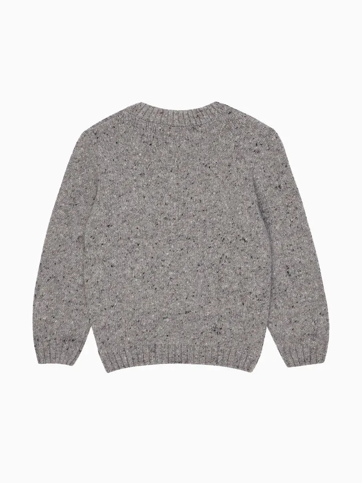 Grey Puffin Merino Kids Jumper