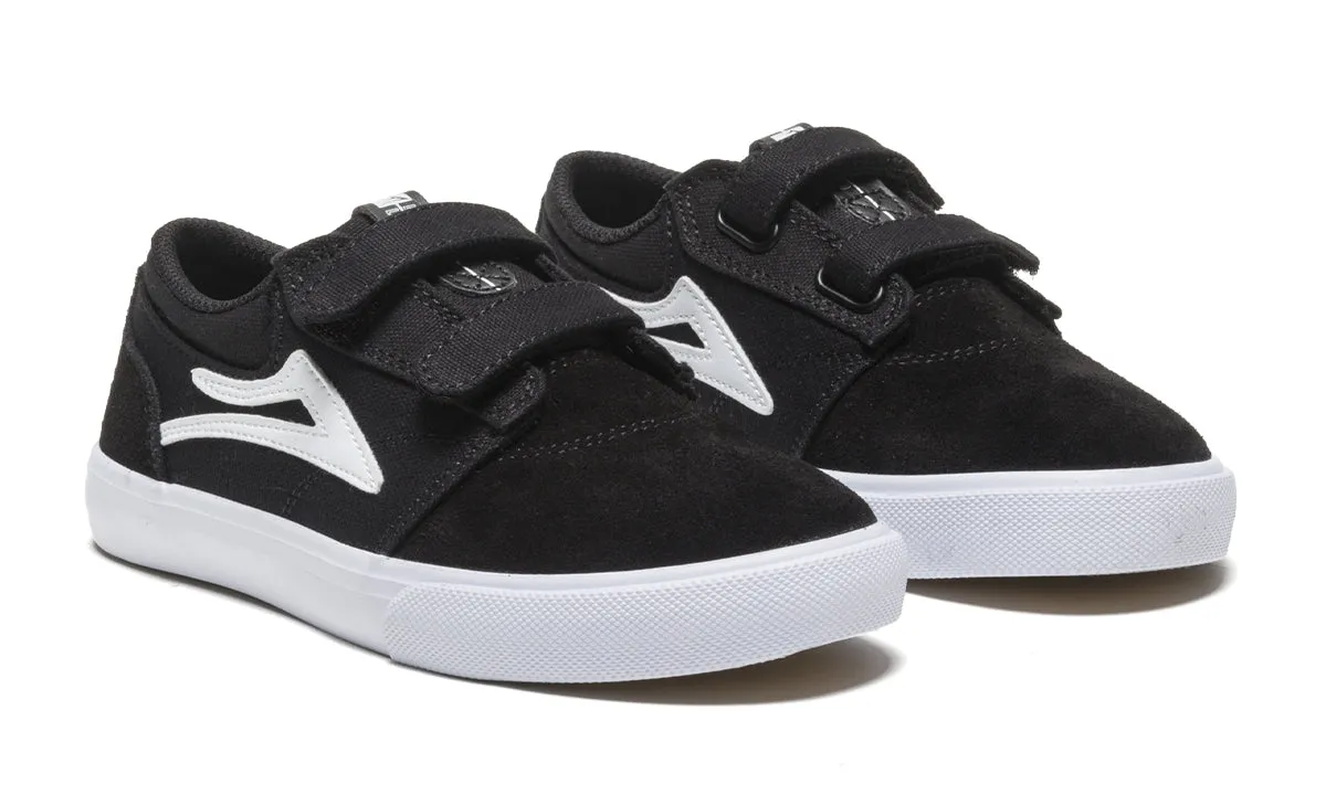 Griffin Kids - Black/White Suede