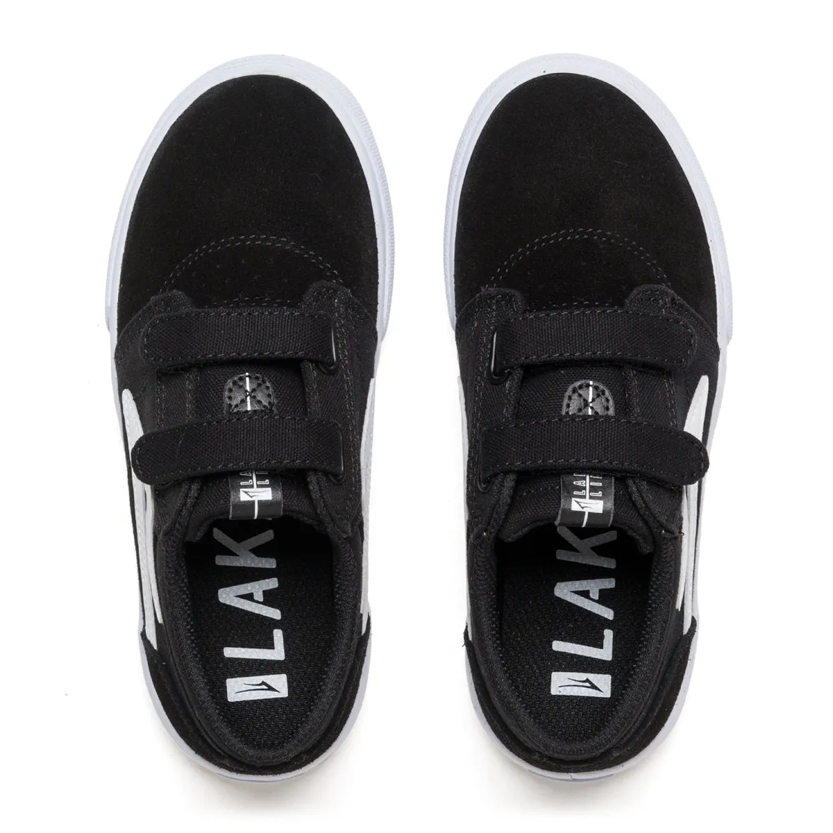 Griffin Kids - Black/White Suede