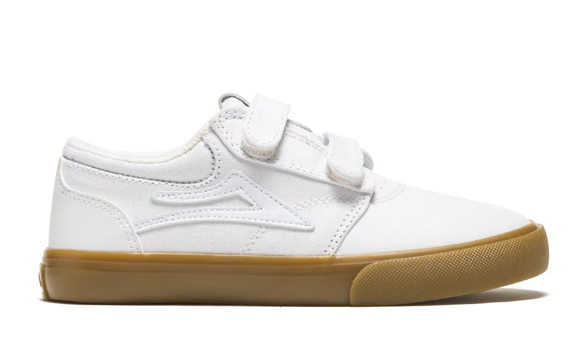 Griffin Kids - White/Gum Suede