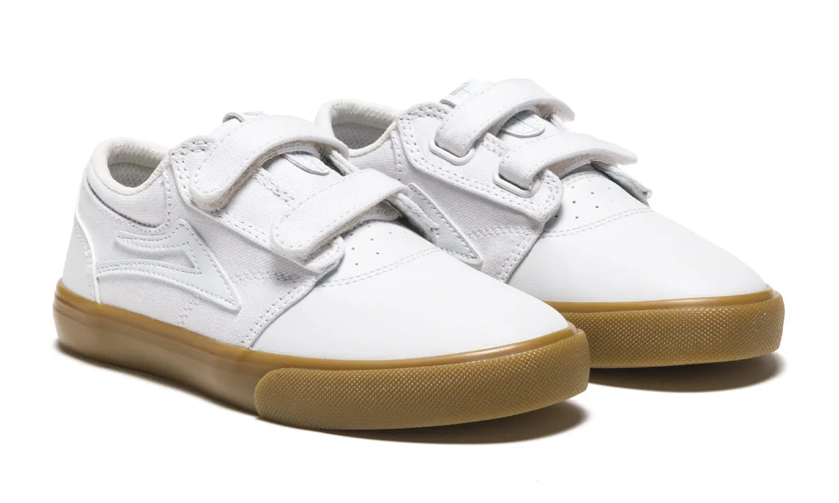 Griffin Kids - White/Gum Suede