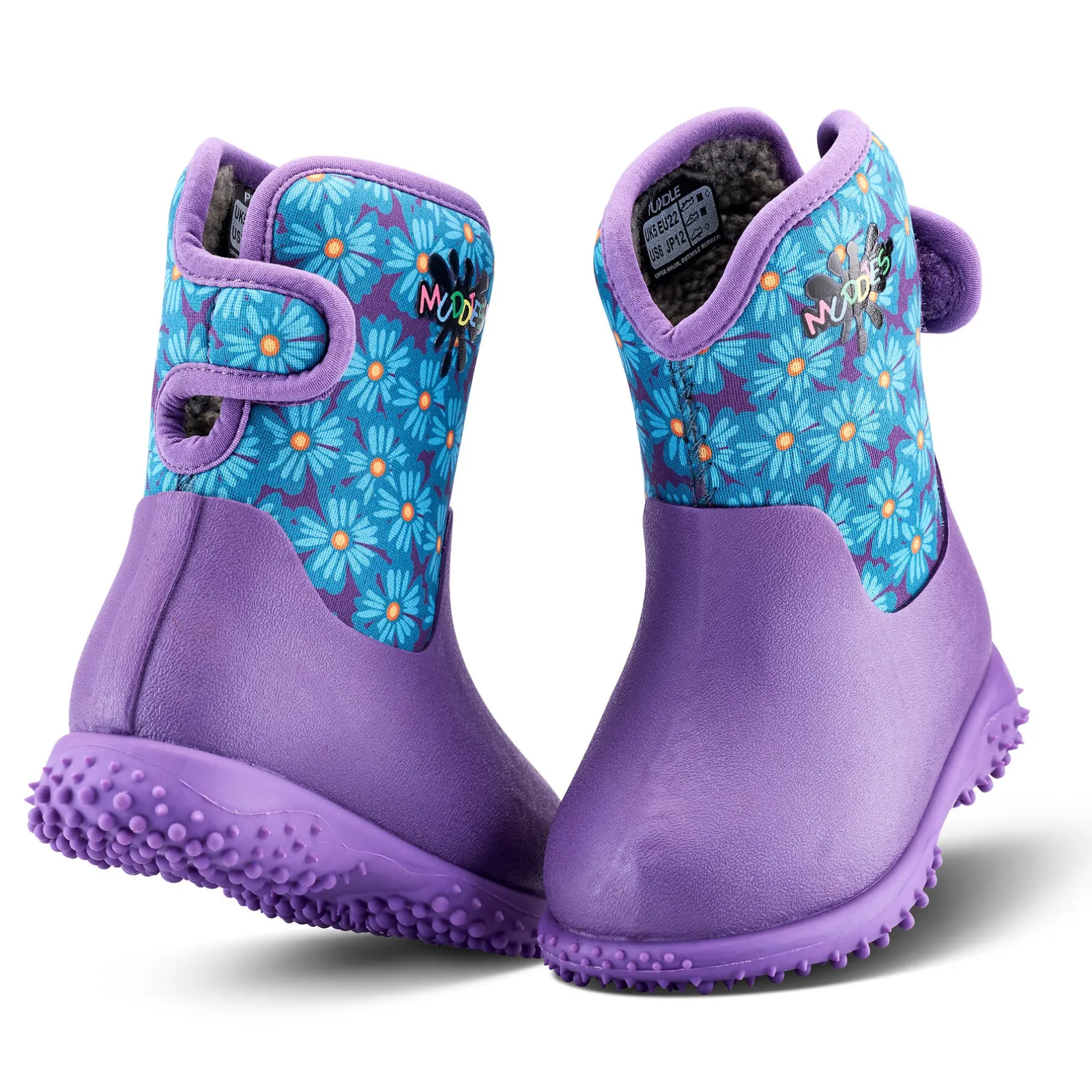 Grubs Kids Muddies Puddle5.0 Flower Wellies