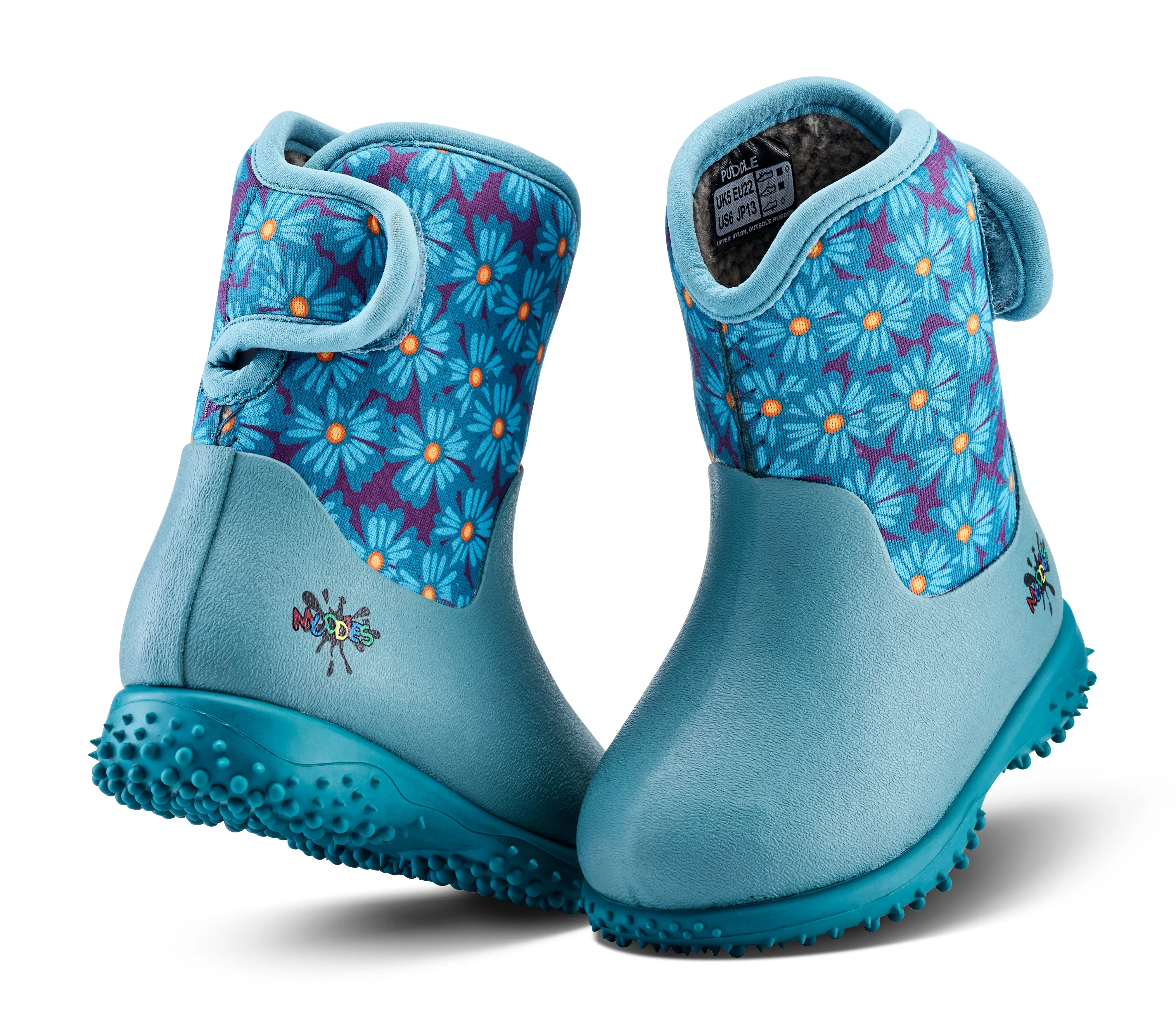 Grubs Kids Muddies Puddle5.0 Flower Wellies