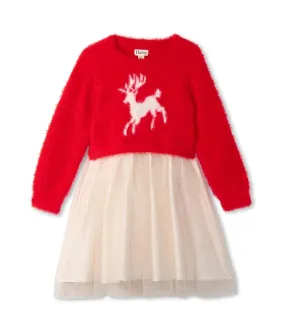 Holideer Mix Media Dress for Kids