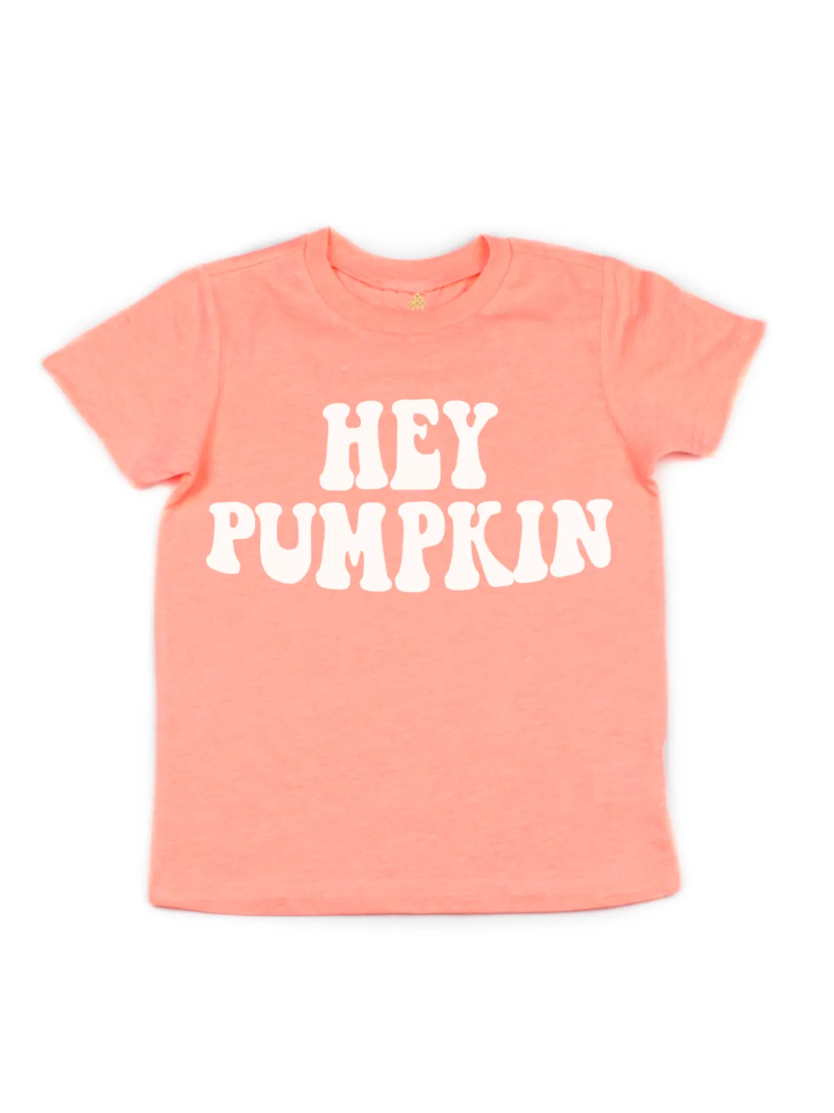 Hey Pumpkin Kids Shirt - Flamingo