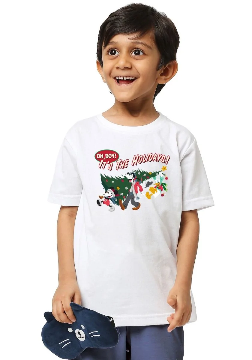 Holiday Mickey Kids T-Shirt