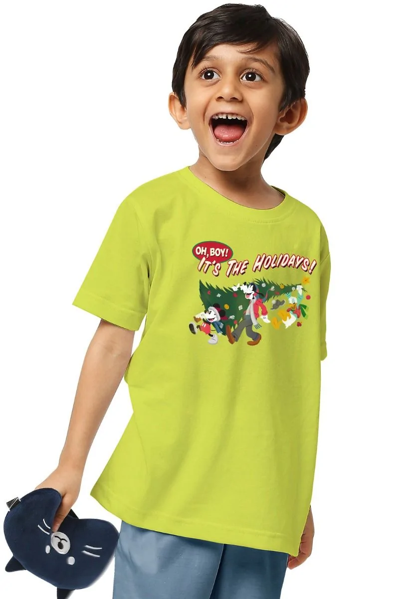 Holiday Mickey Kids T-Shirt