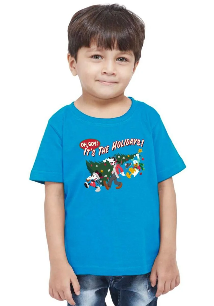 Holiday Mickey Kids T-Shirt