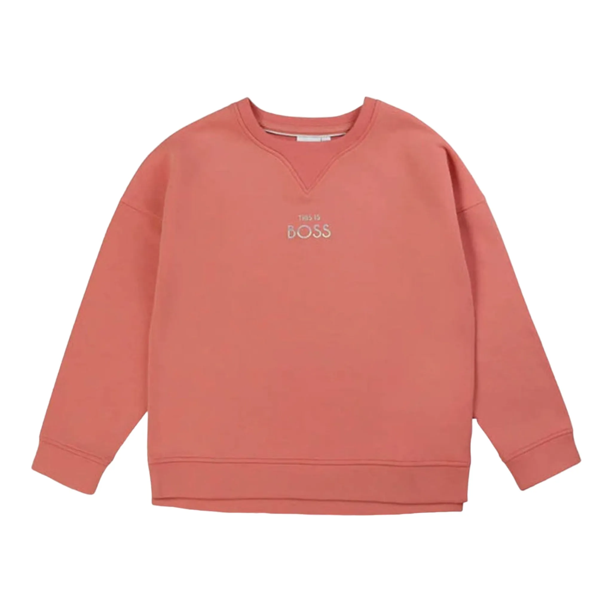 Hugo Boss Kids Girl's Crew Neck Sweatshirt