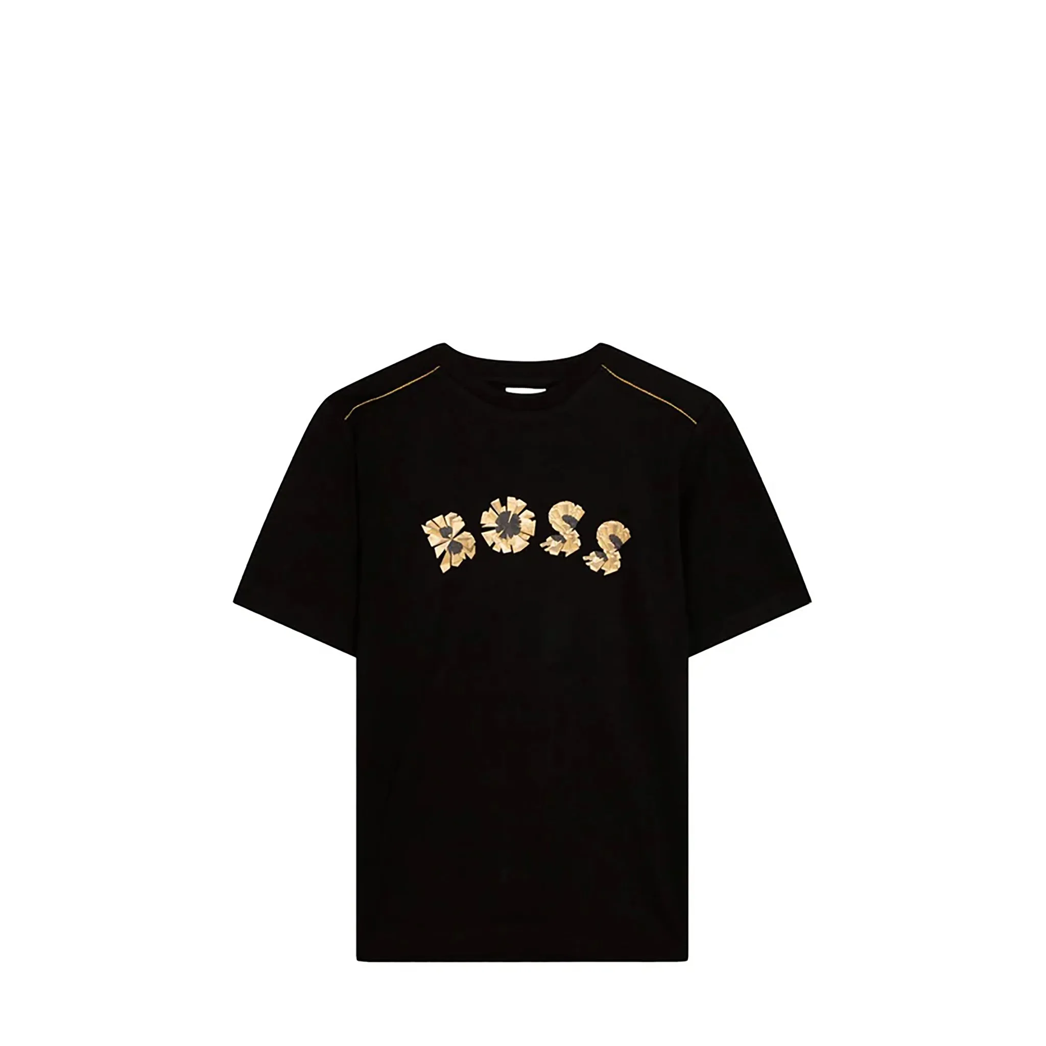 Hugo Boss Kids Gold Bar Graphic Logo T-Shirt