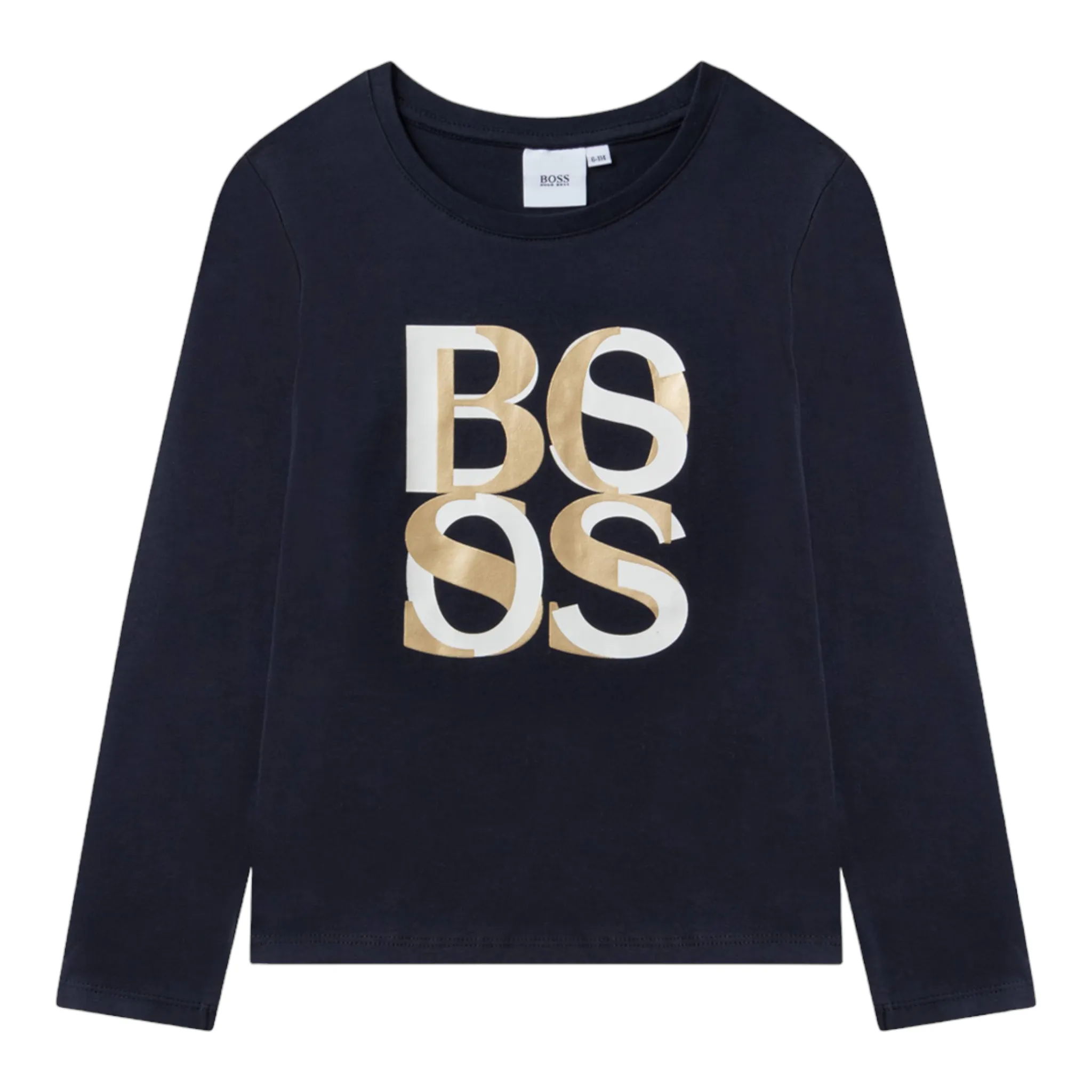 Hugo Boss Kids Long Sleeve Logo T-Shirt