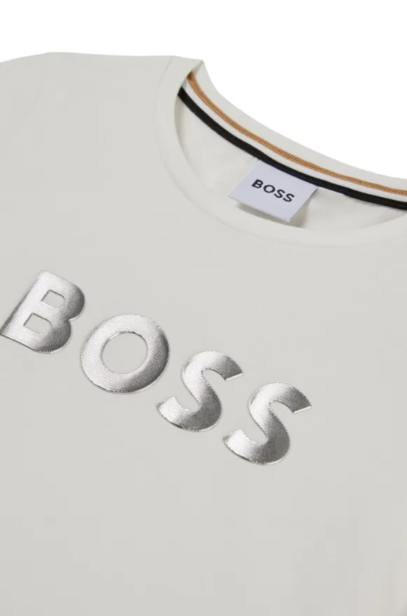 Hugo Boss Kids Shiny Logo T-shirt