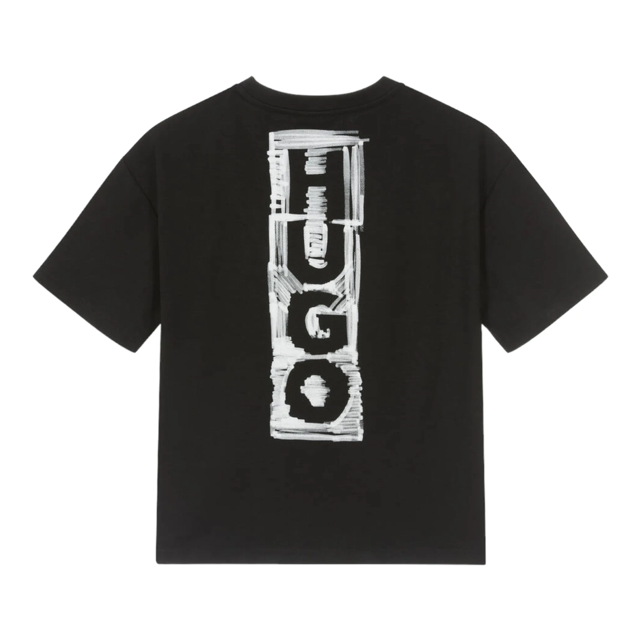 HUGO by Hugo Boss Kids Distressed Logo T-Shirt