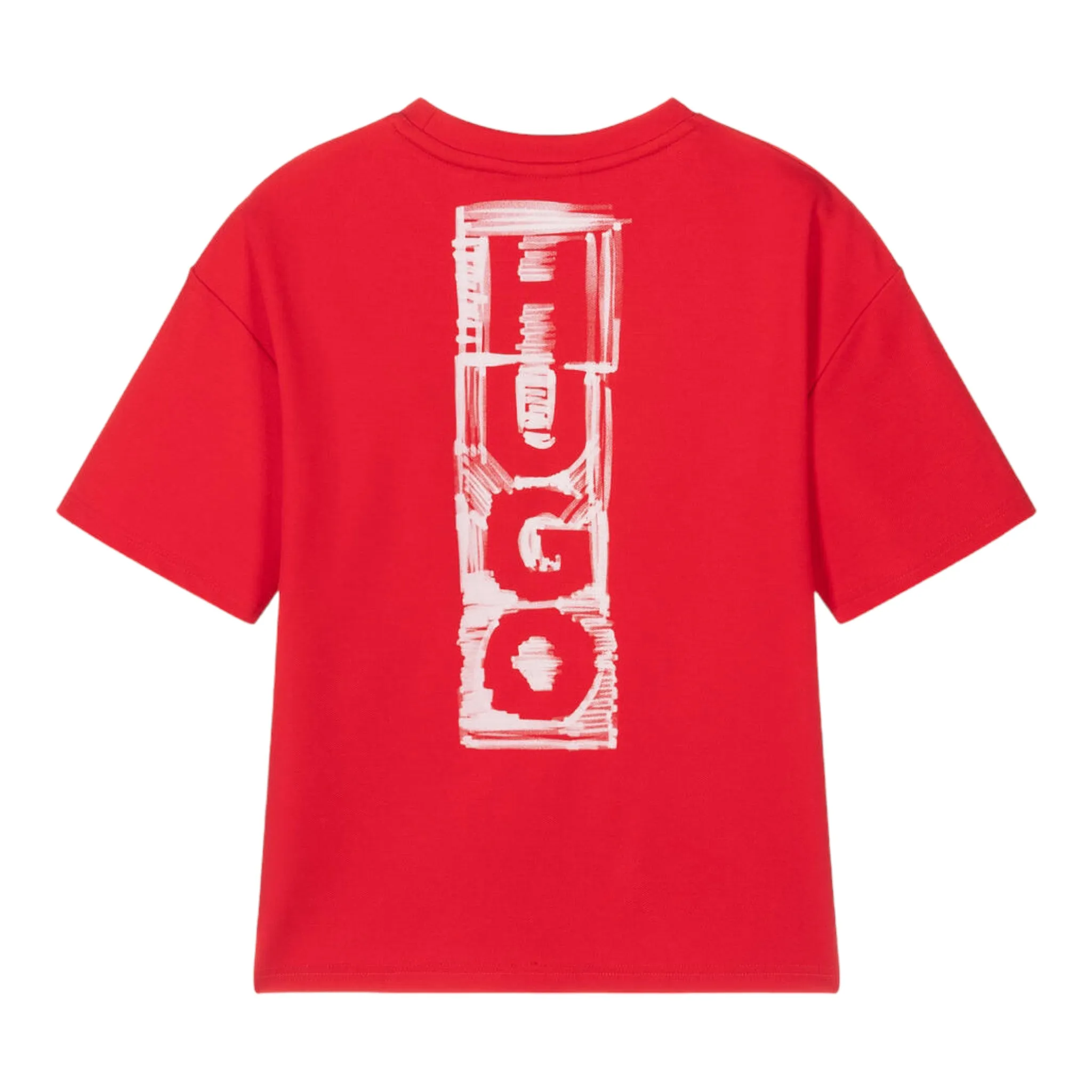 HUGO by Hugo Boss Kids Distressed Logo T-Shirt