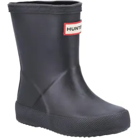 Hunter Kids First (Matte) Wellington Black