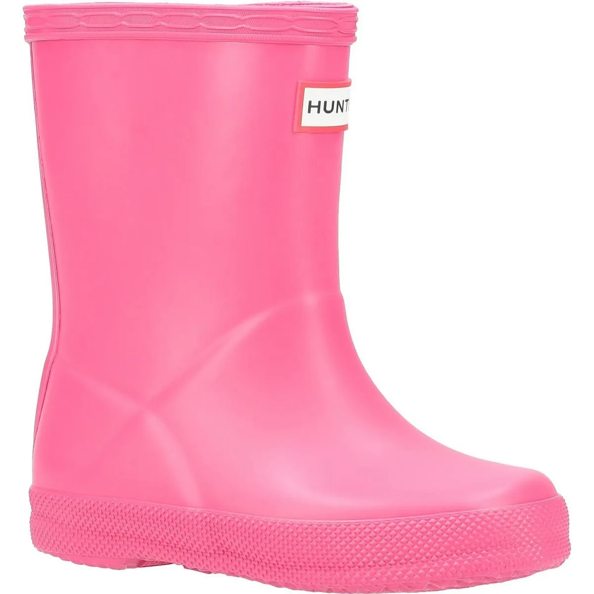 Hunter Kids First (Matte) Wellington Bright Pink