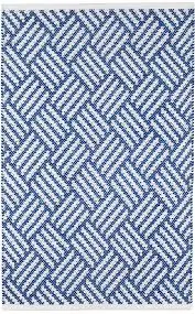 Annie Selke Crisscross Denim Indoor Outdoor Rug