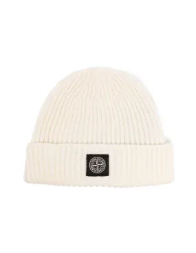 Ivory Stone Island Kids Hat