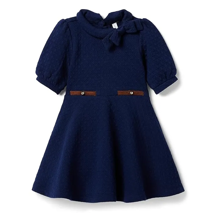 Janie and Jack Mattelasse Bow Dress (Toddler/Little Kids/Big Kids)