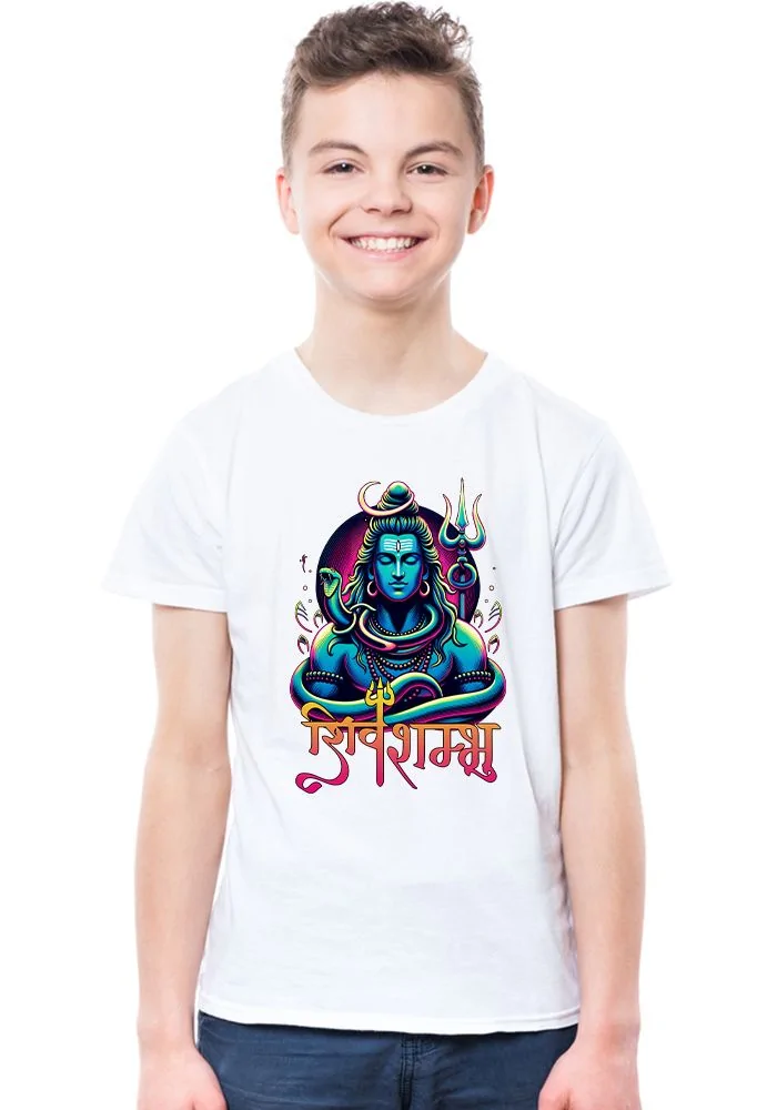 Jay Shiv Shambhu Senior Kids T-Shirt