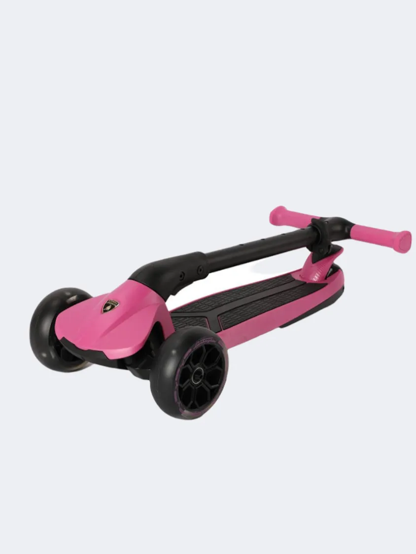 Joerex Lamborghini 3 Wheel Kids Skating Scooter Pink