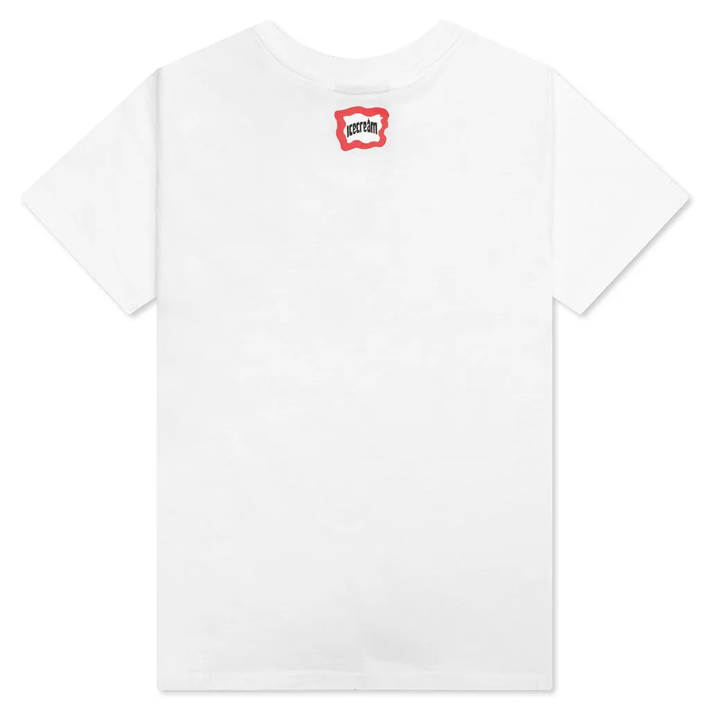 White Kids Blocks Short Sleeve Tee