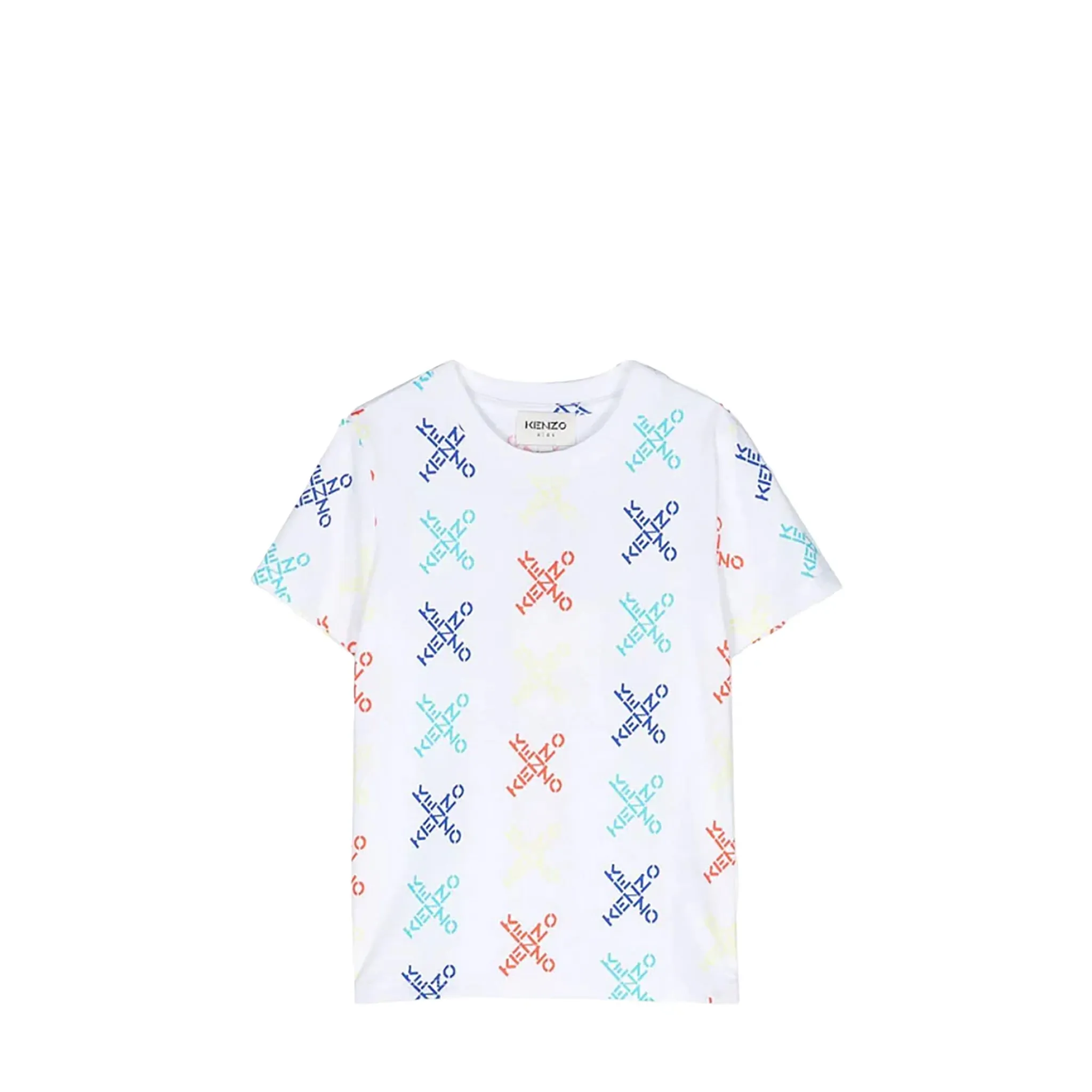 Kenzo Kids Cross Multi-Logo T-Shirt