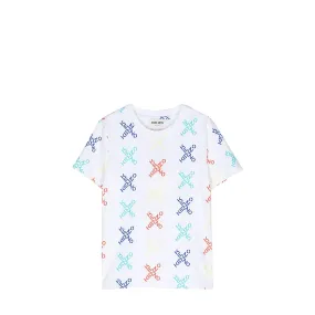 Kenzo Kids Cross Multi-Logo T-Shirt